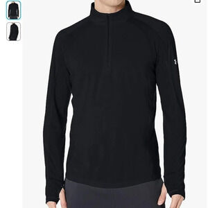 NWT Under Armour Men's Swyft ¼ Zip, black/reflective size XL